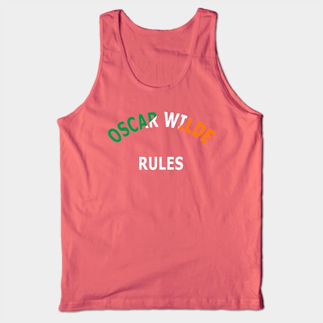 Oscar Wilde Rules Tank Top by Lyvershop